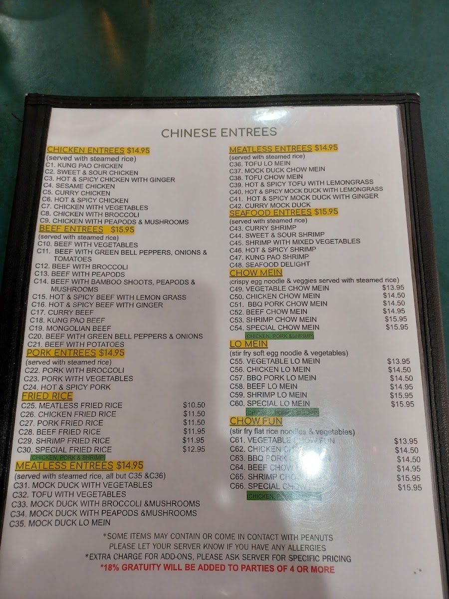 Tay Ho Menu - Image 3