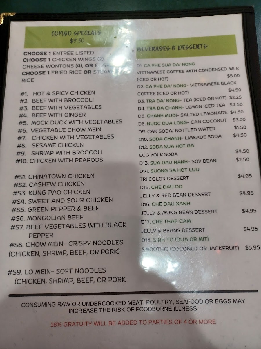 Tay Ho Menu - Image 4