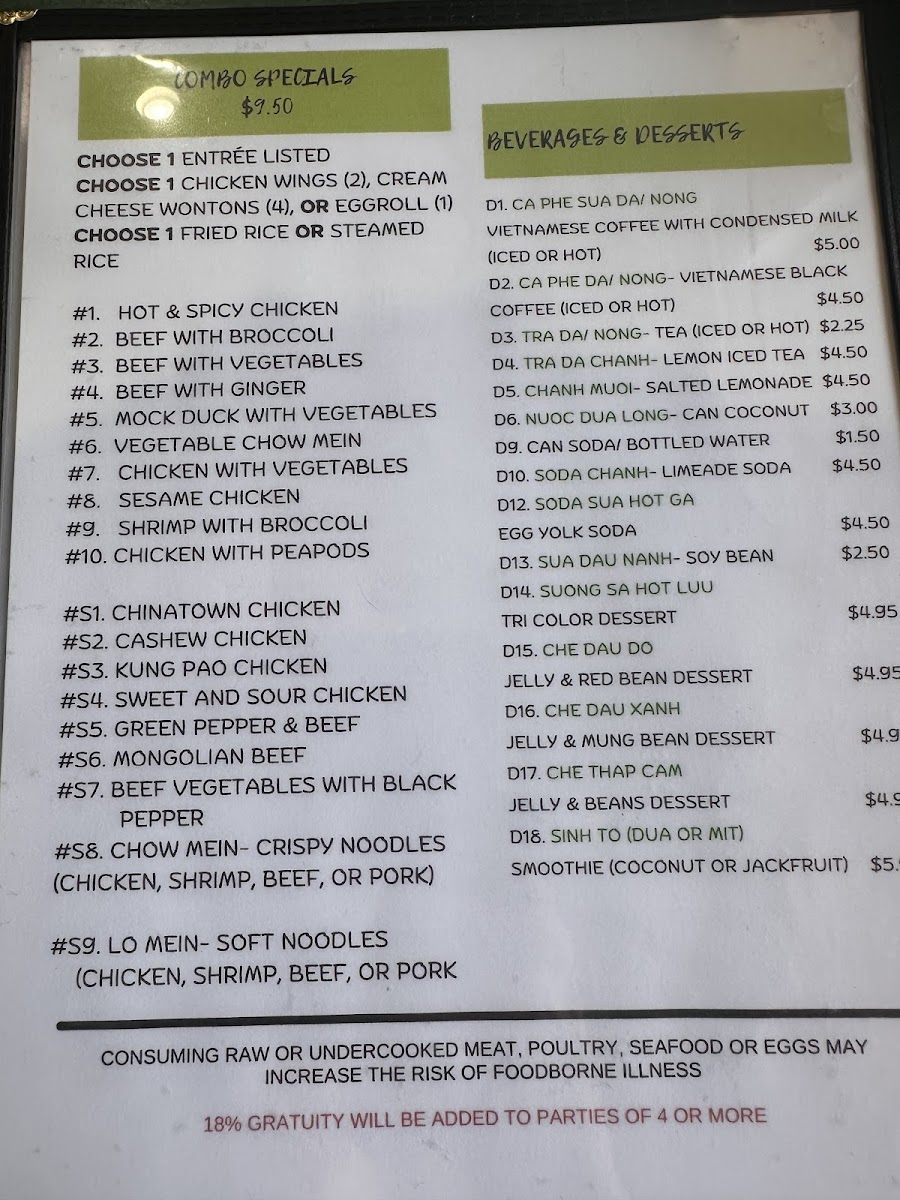 Tay Ho Menu - Image 5